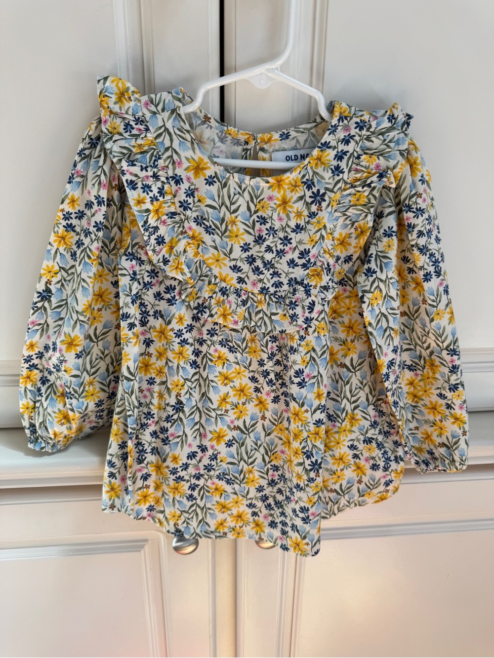 Old Navy Long Sleeve Floral Blouse Top Shirt 3T NWT